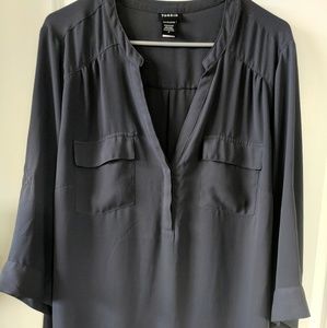 Harper-Georgette Pullover blouse